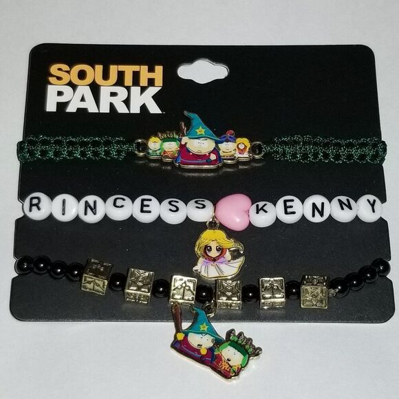 South Park Stick Of Truth Bracelet Set Cartman Kyle Stan Butters Princess Kenny - Picture 2 of 6